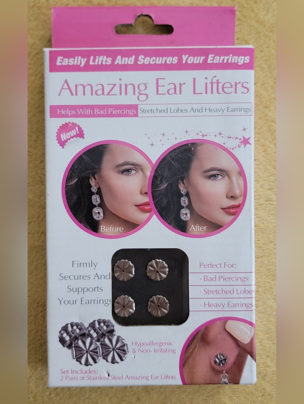 - Silver Ear Support Pads (2 Pairs)